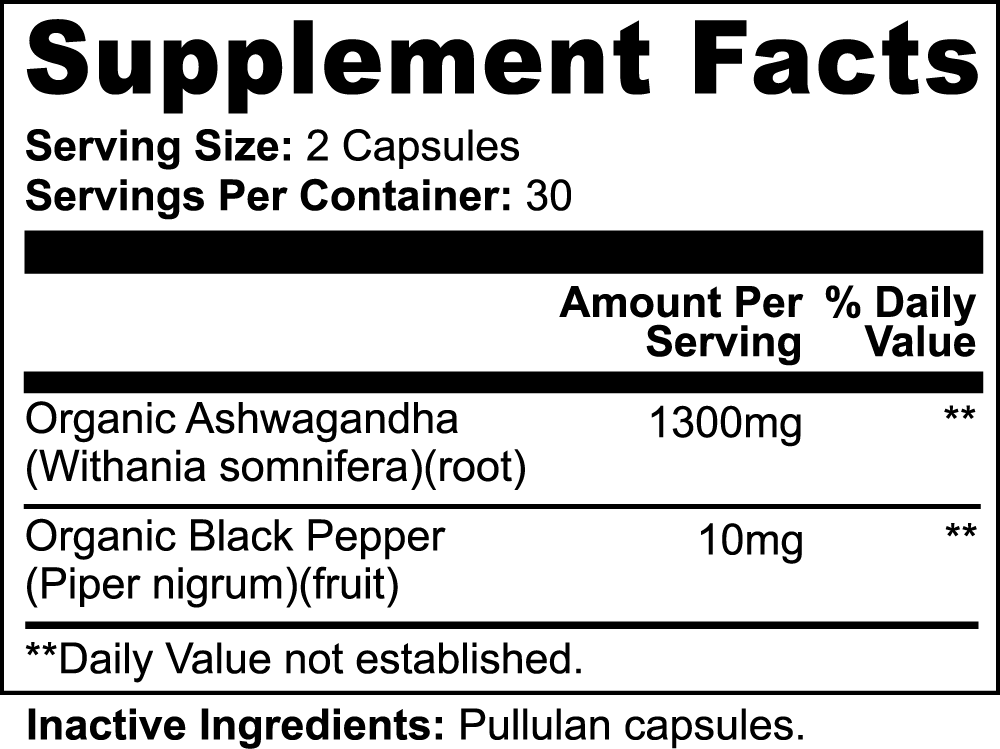 Ashwagandha w/ Black Pepper